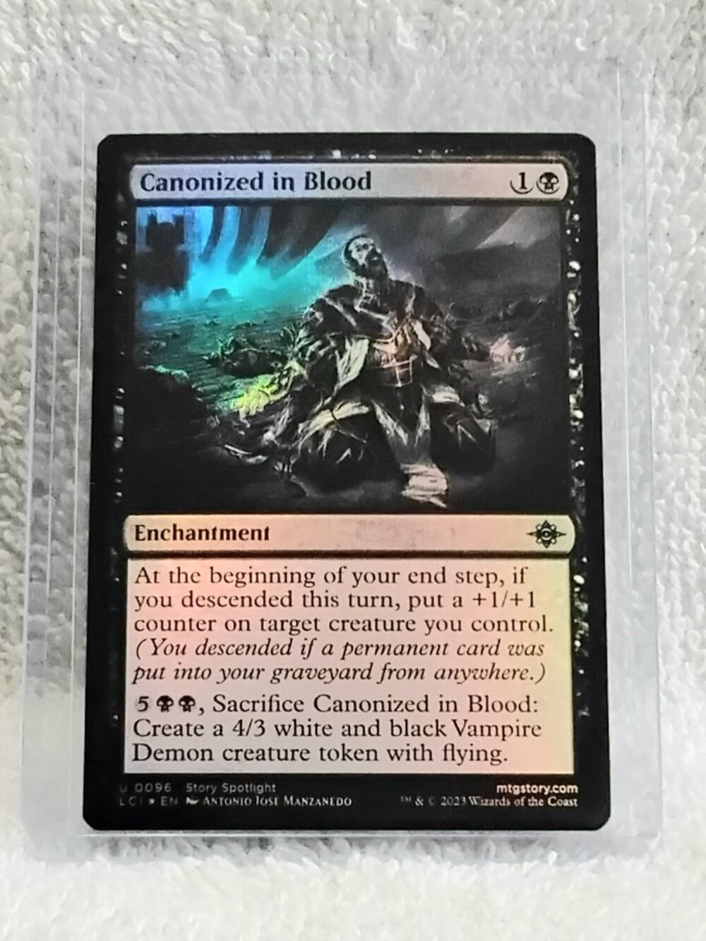 5/$20 Mint 2023 MTG Canonized in Blood UC Foil Card 0096 Deckmaster!!